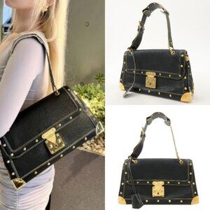 💎✨Authentic✨💎Louis Vuitton Suhari Tarentue Shoulder Bag Noir